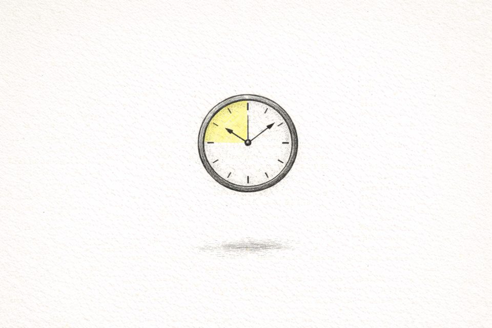 Illustration d'une horloge pour la FAQ sur le changement d'heure.